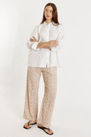 Giliann Olive Pant Cream