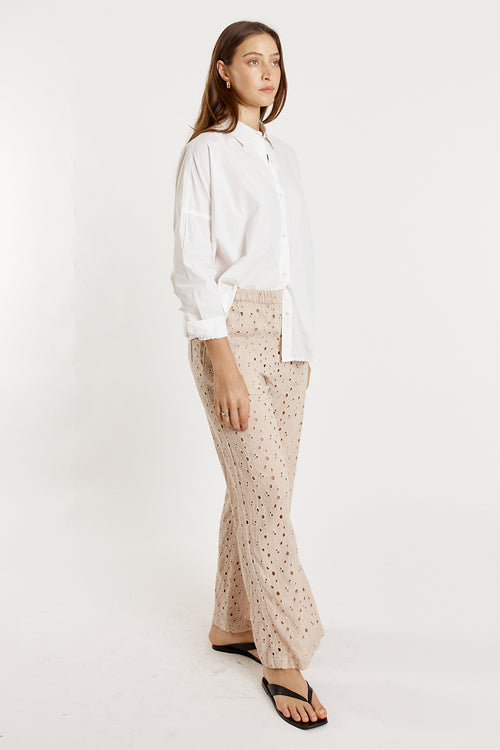 Giliann Olive Pant Cream