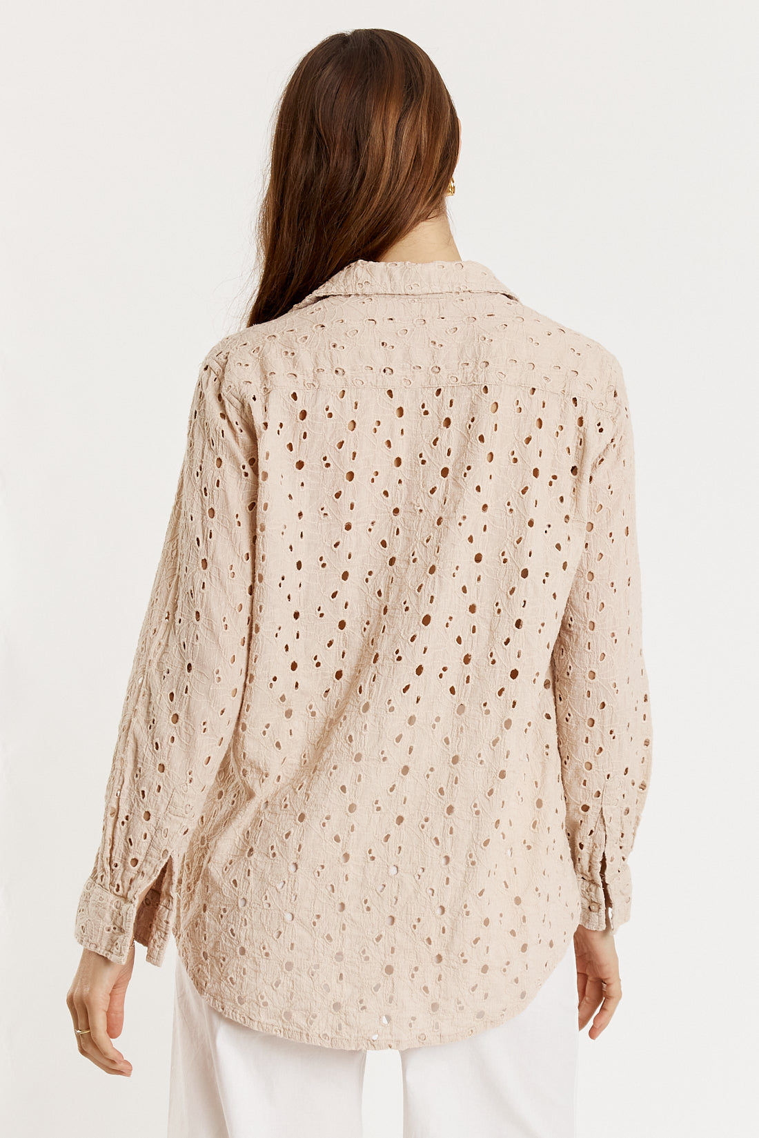Giliann Olive Shirt Cream