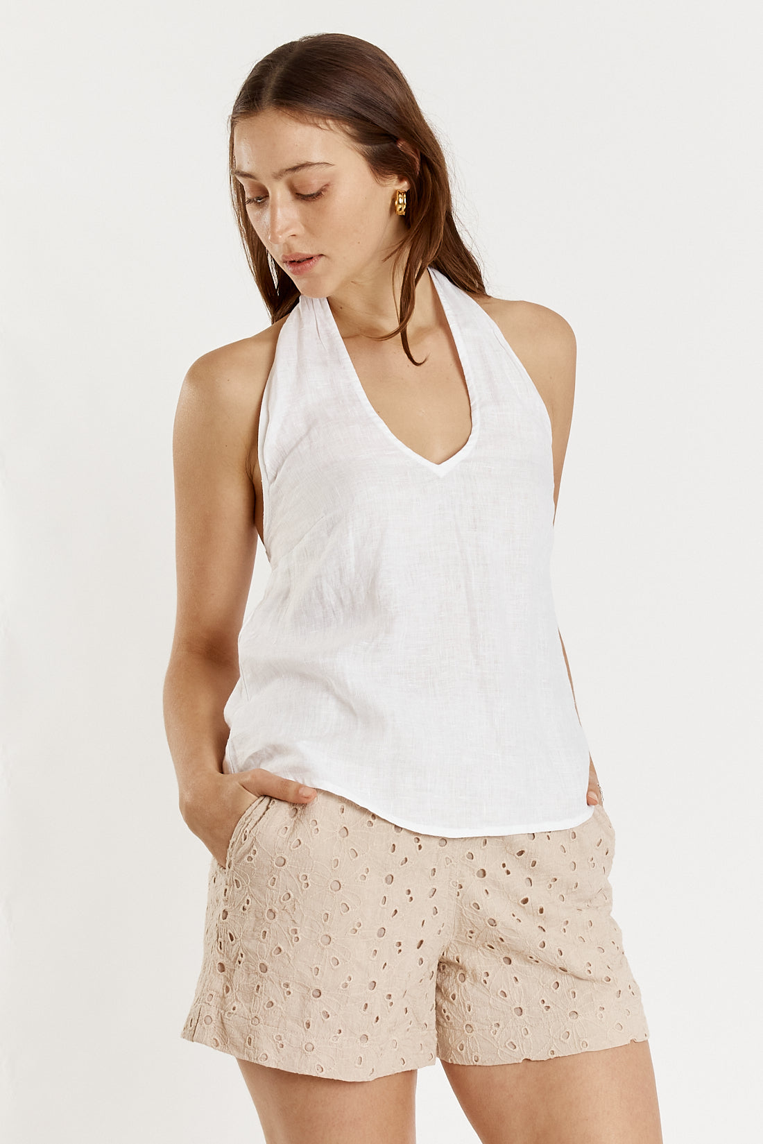 Giliann Olive Short Cream
