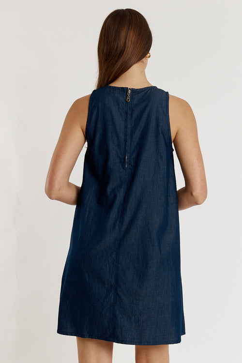 Giliann Palma Dress Denim