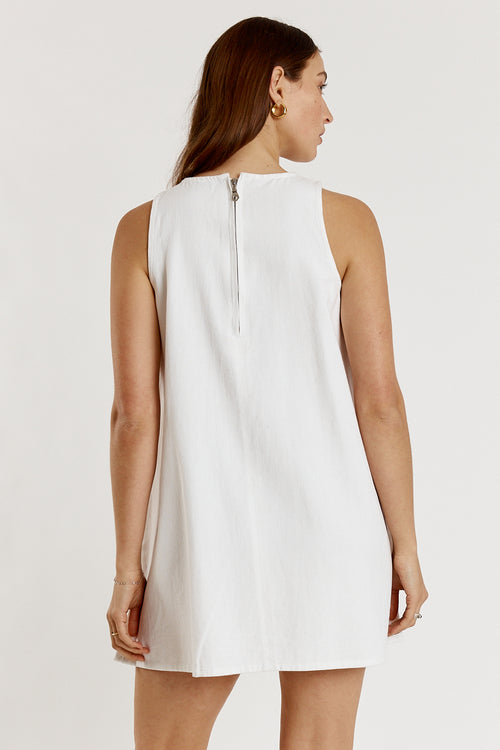Giliann Palma Dress White