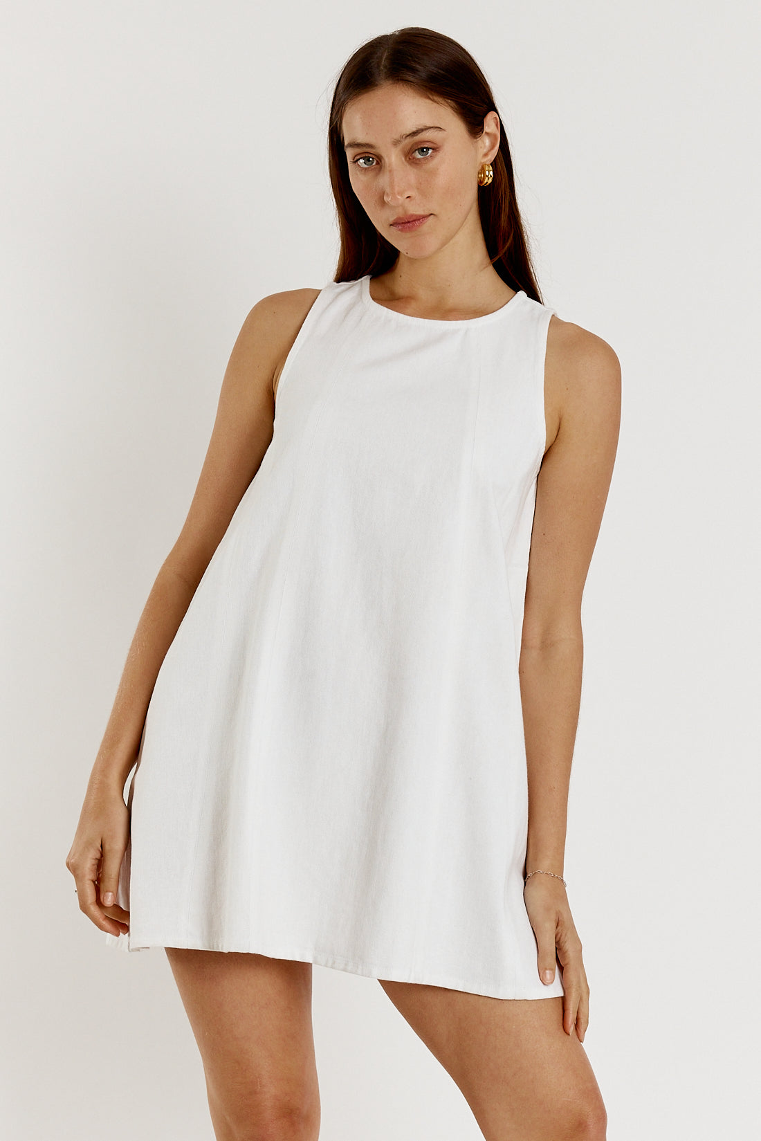 Giliann Palma Dress White