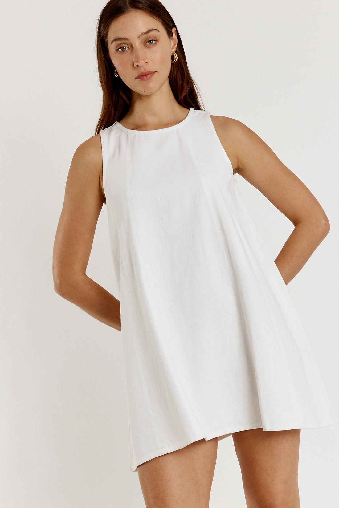 Giliann Palma Dress White