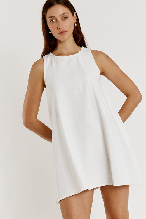 Giliann Palma Dress White