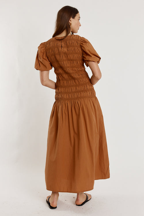 Giliann Pyke Dress Brown