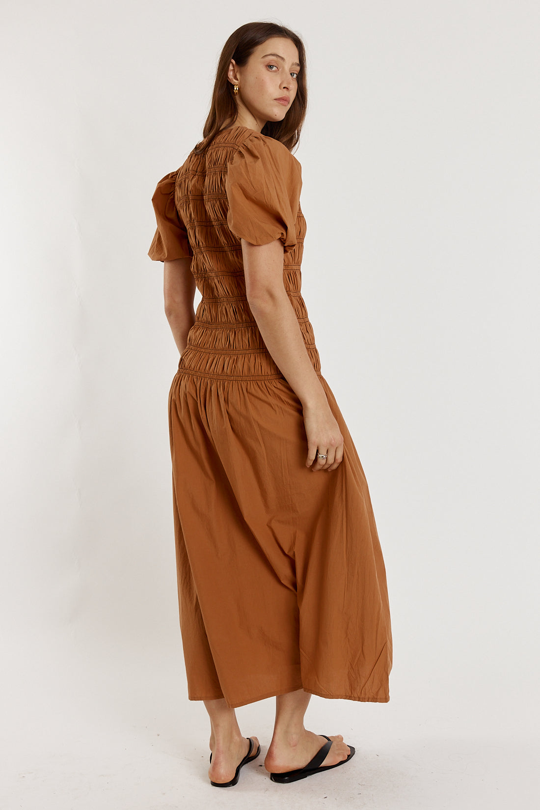 Giliann Pyke Dress Brown
