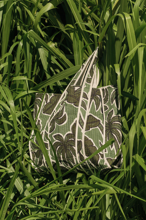 Omaha Quilted Bag Green