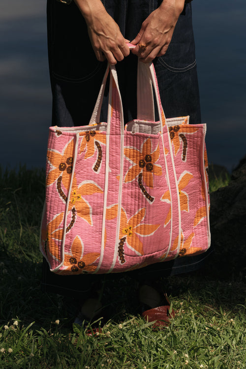 Omaha Quilted Bag Pink