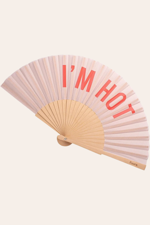 Hand Fan | Im Hot Beige