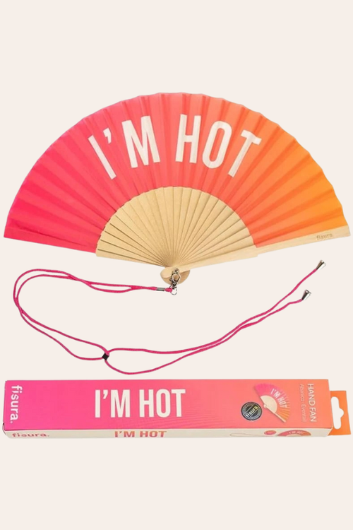 Hand Fan | Im HOT Pink & Orange