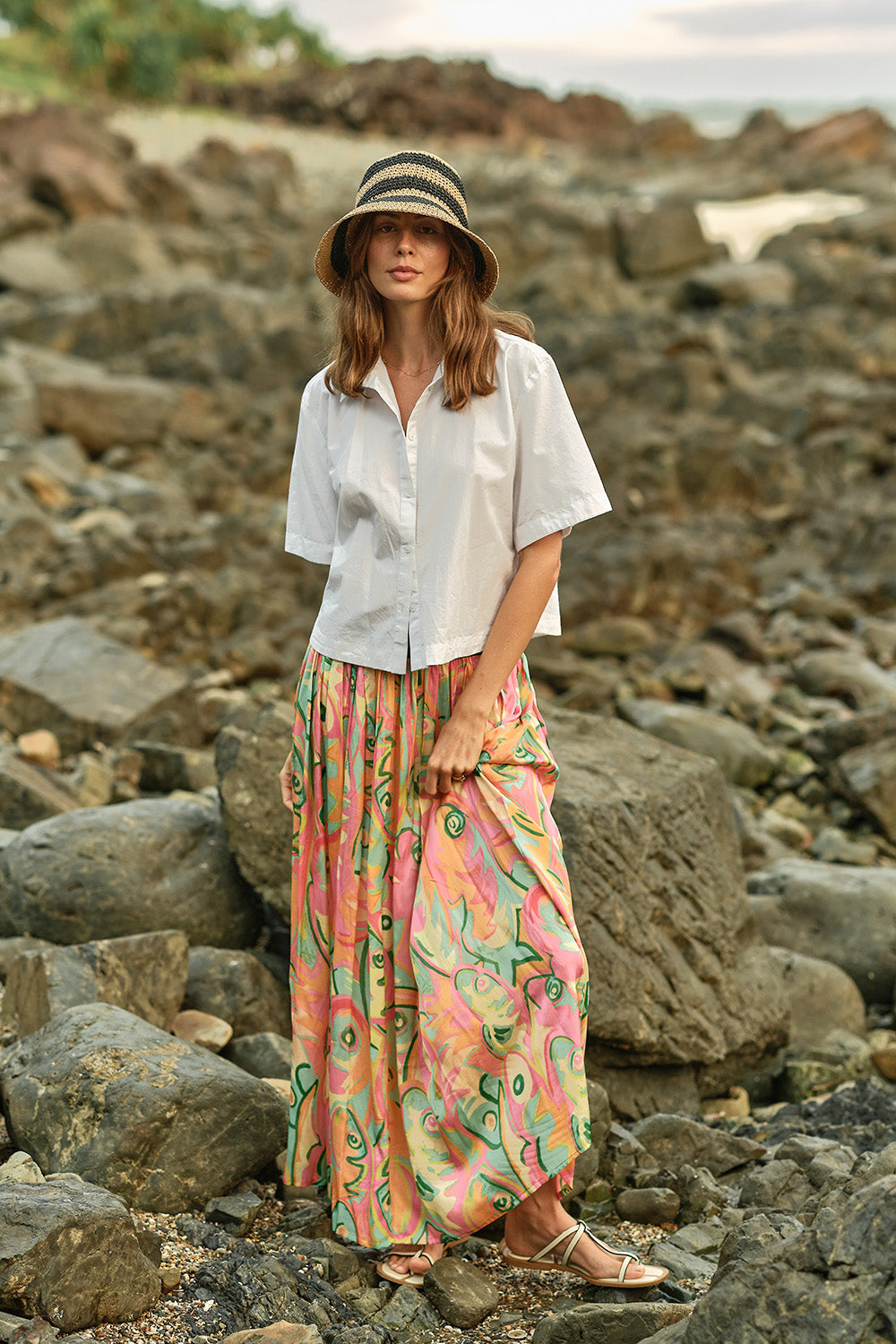 Rubyyaya Upstream Skirt Print