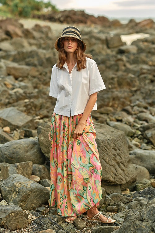 Rubyyaya Upstream Skirt Print
