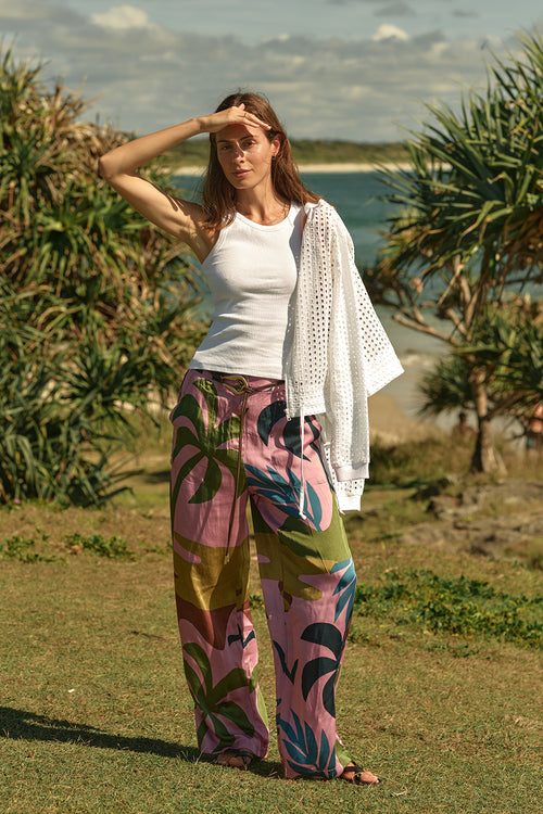 Lulasoul Banderas Pant Lilac