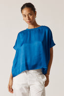 Rubyyaya Bienvenue T-Shirt Plain Royal