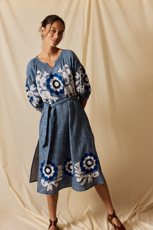 Rubyyaya Bimba Dress Denim