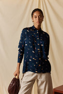 Rubyyaya Puppy Love Shirt Navy