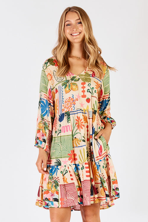 Lulalife Ellery Dress Cream