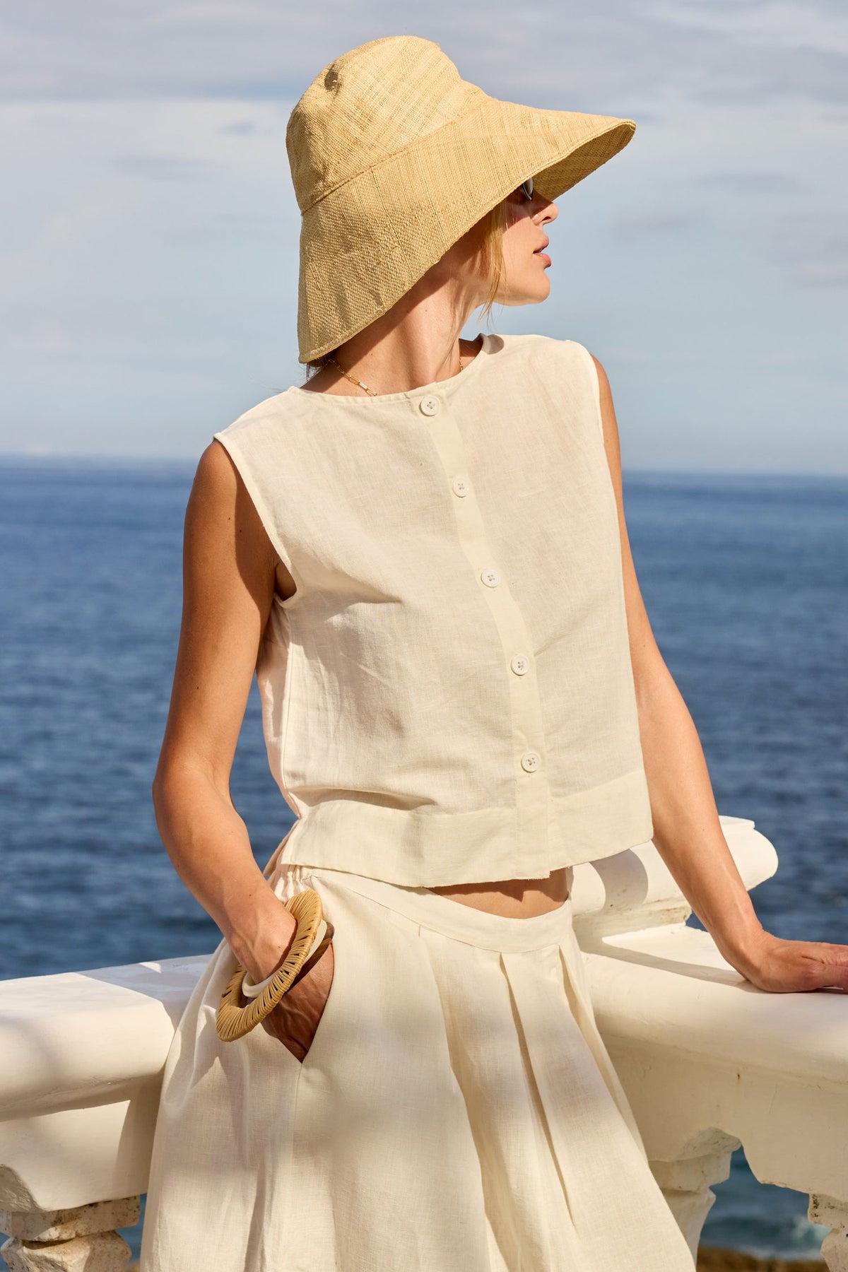 PRE SALE | LulaSoul Marissa Shell Top Ivory