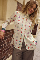 Rubyyaya Love Bloom Shirt Cream