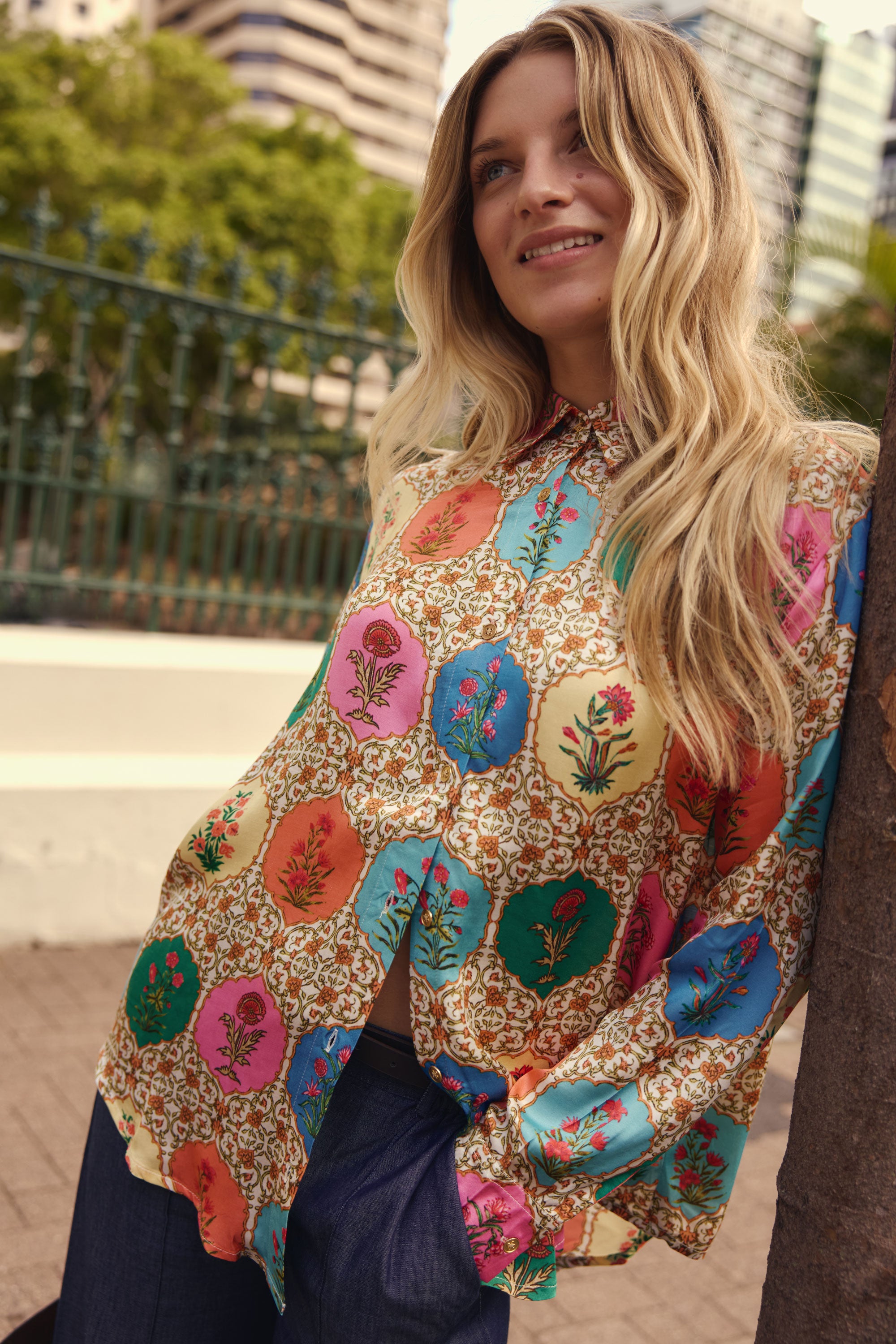 Rubyyaya Marigold Shirt Multi