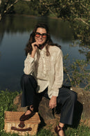 Rubyyaya Driftwood Shirt White