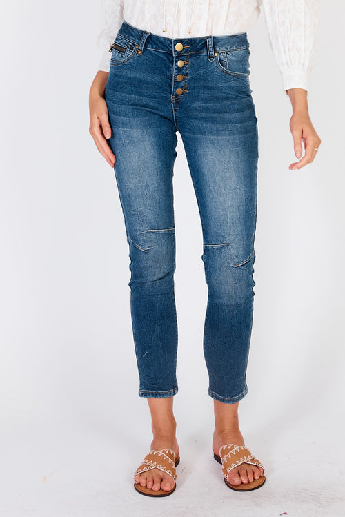 Rubyyaya Norma Jeans Denim Blue