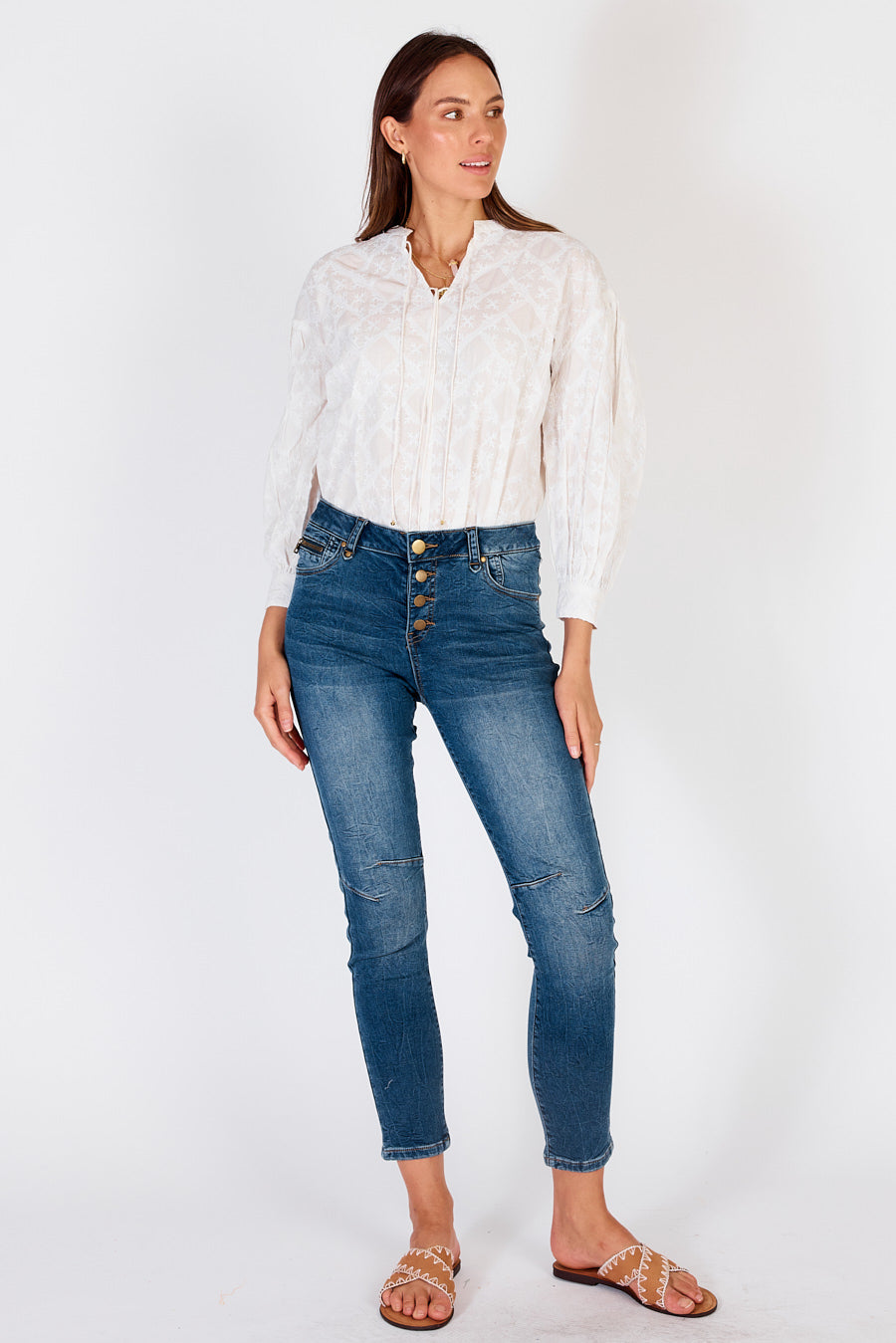 Rubyyaya Norma Jeans Denim Blue