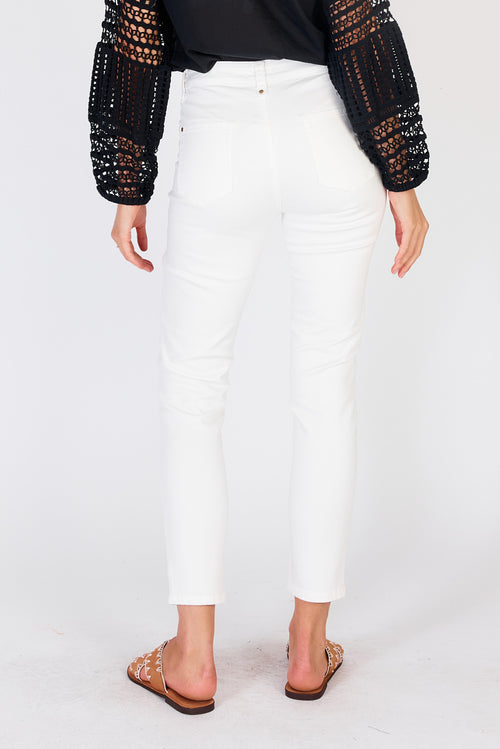 Rubyyaya Norma Jeans White