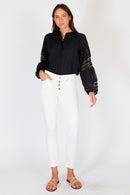 Rubyyaya Norma Jeans White