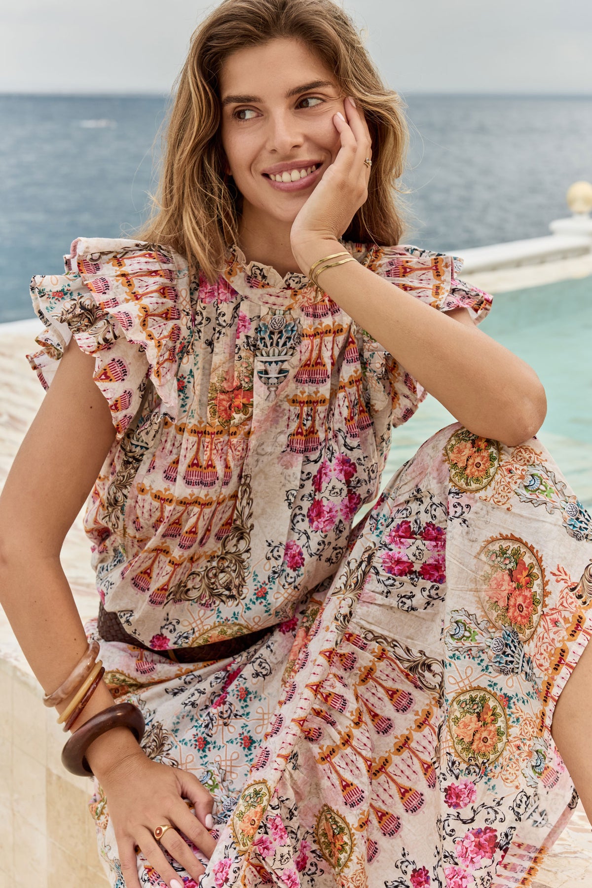Rubyyaya Rosetta Top Gold