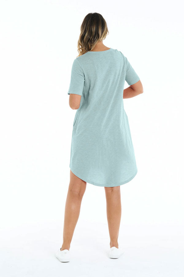 Betty Basics | Nyree Dress Mineral Green