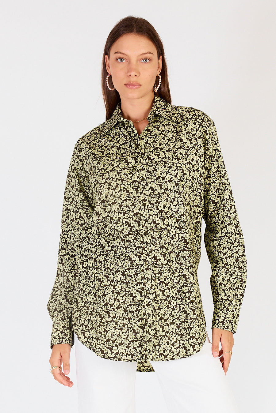 Cowgirl Surfer Gardem Shirt Green