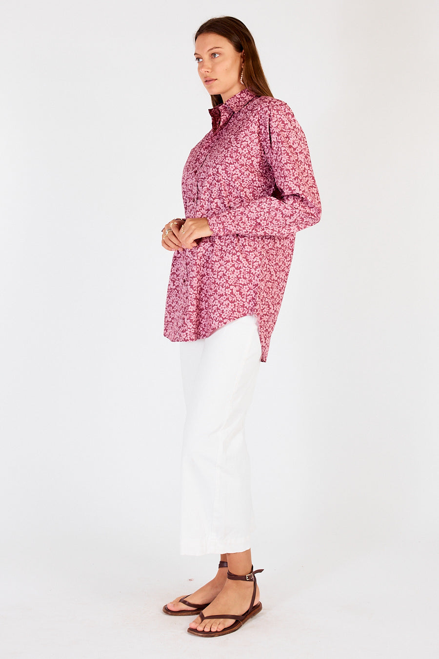 Cowgirl Surfer Gardem Shirt Pink