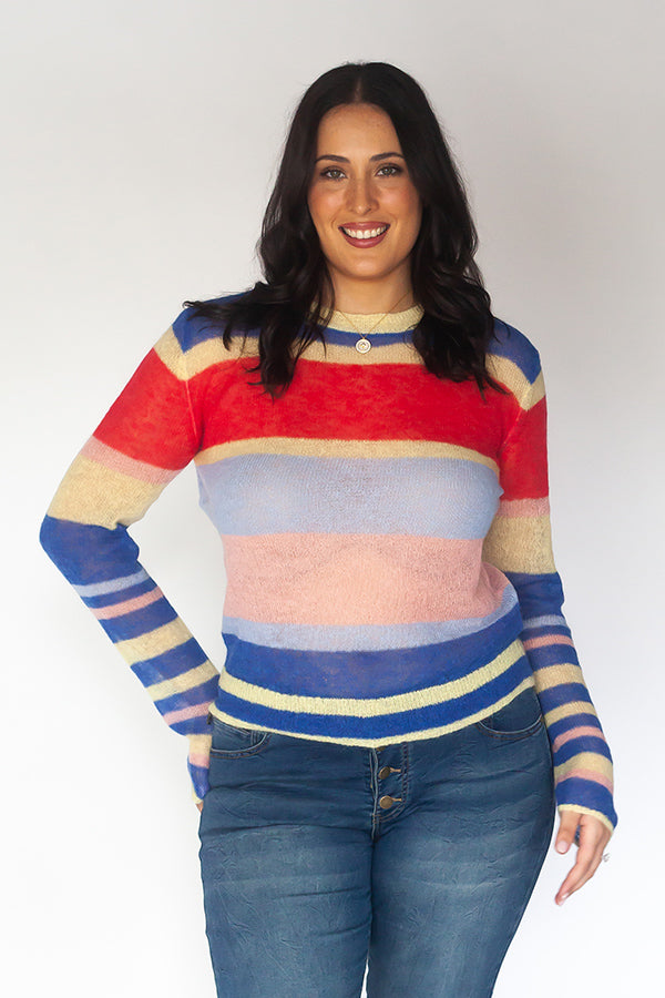 Cowgirl Surfer Hari Pullover Blue
