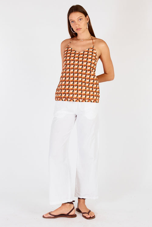 Cowgirl Surfer Loon Halter Singlet