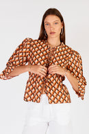 Cowgirl Surfer Loon Tie Top