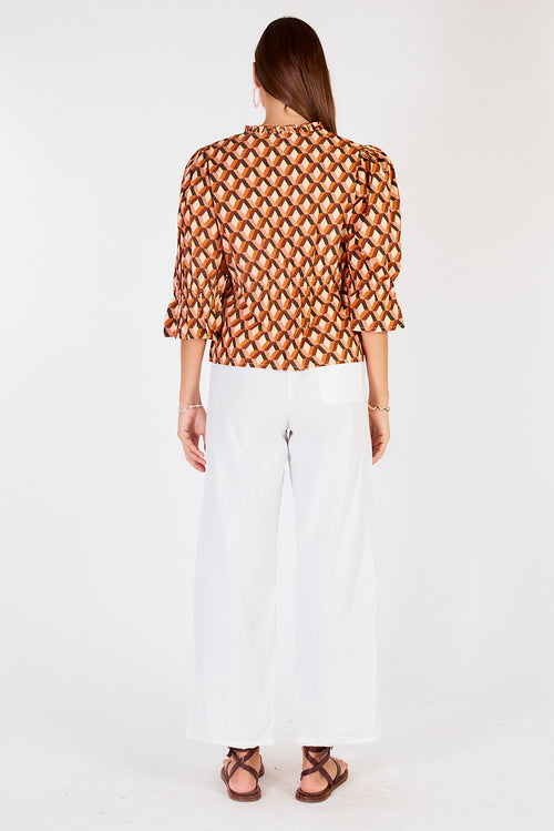 Cowgirl Surfer Loon Tie Top