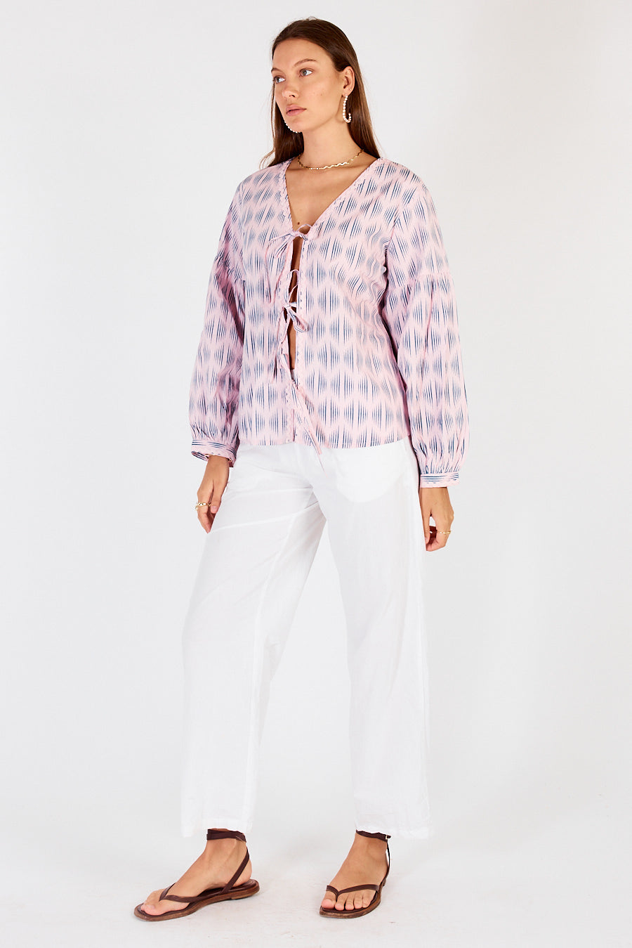 Cowgirl Mano Tie Shirt Musk