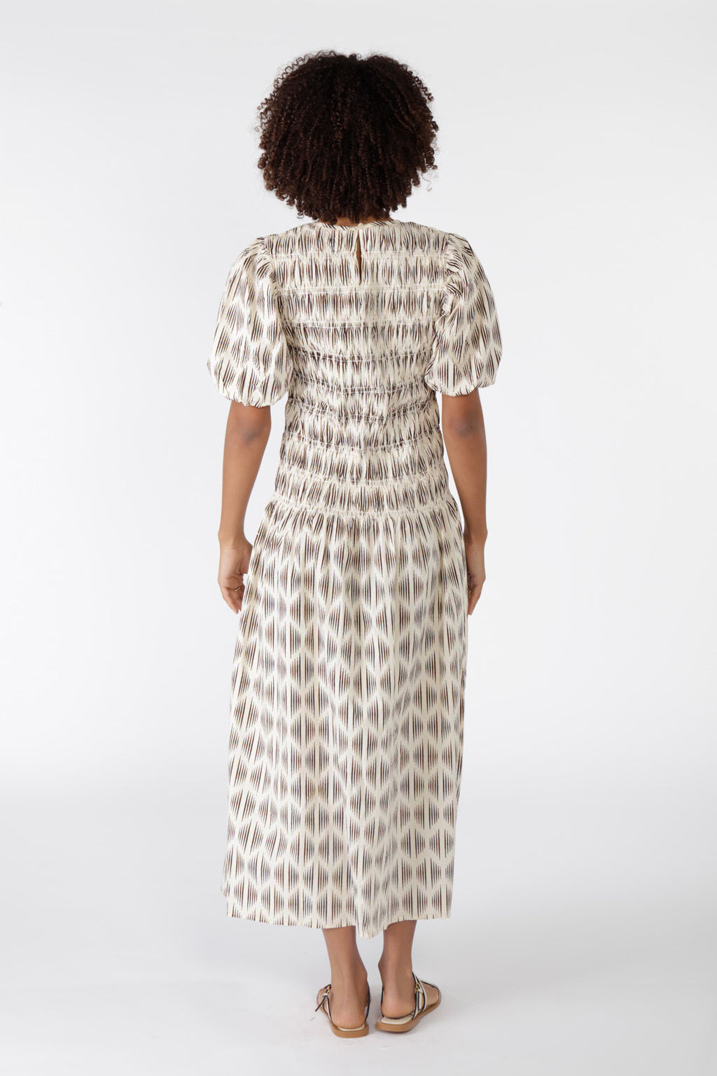 Cowgirl Surfer Mano Shirred Maxi Cream