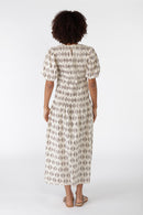 Cowgirl Surfer Mano Shirred Maxi Cream