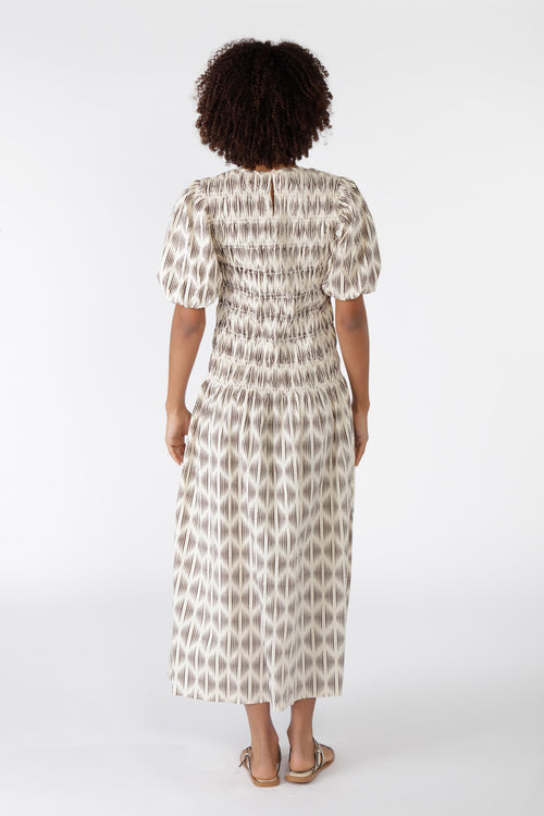 Cowgirl Surfer Mano Shirred Maxi Cream