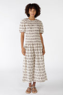 Cowgirl Surfer Mano Shirred Maxi Cream