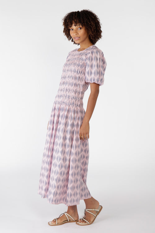 Cowgirl Surfer Mano Shirred Maxi Musk