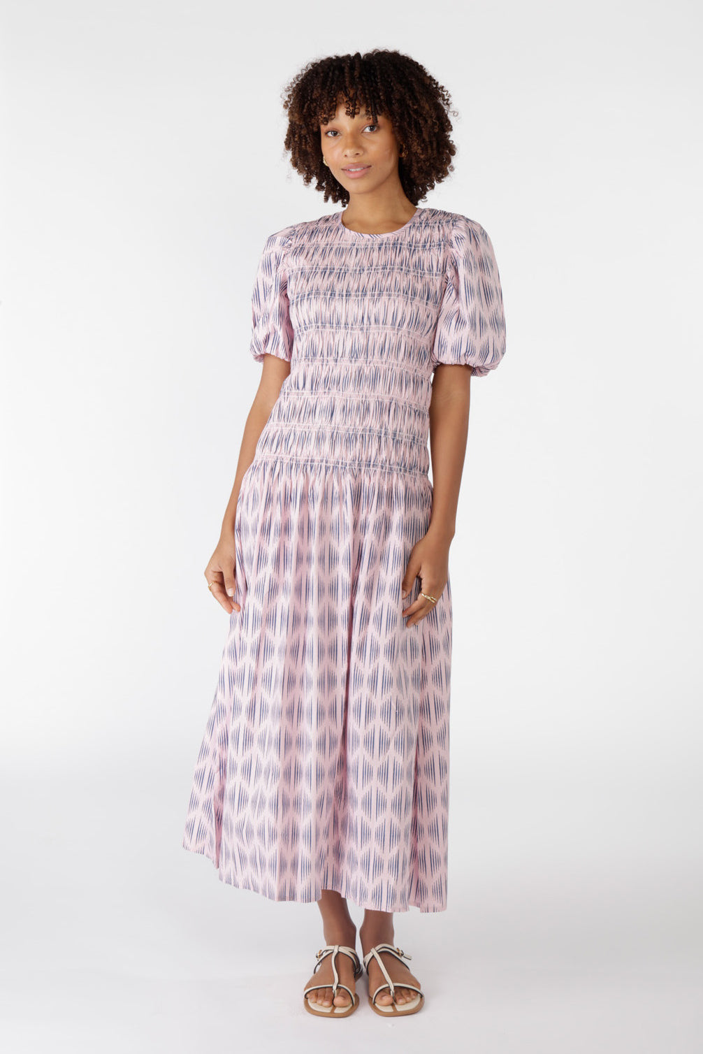 Cowgirl Surfer Mano Shirred Maxi Musk
