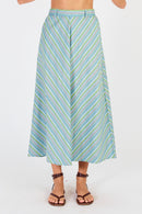 Cowgirl Surfer Pastille Skirt Blue