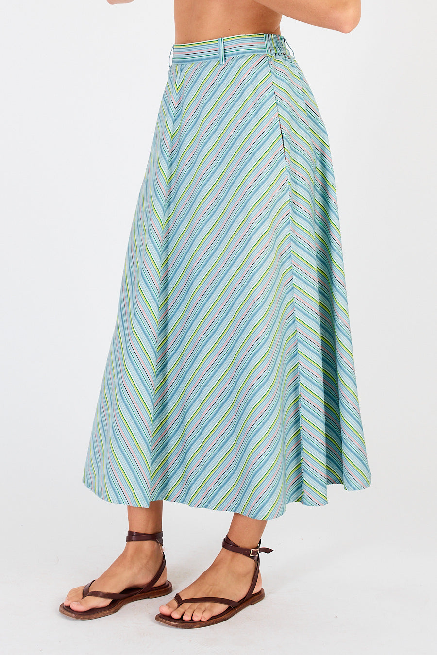 Cowgirl Surfer Pastille Skirt Blue