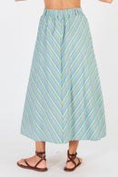 Cowgirl Surfer Pastille Skirt Blue