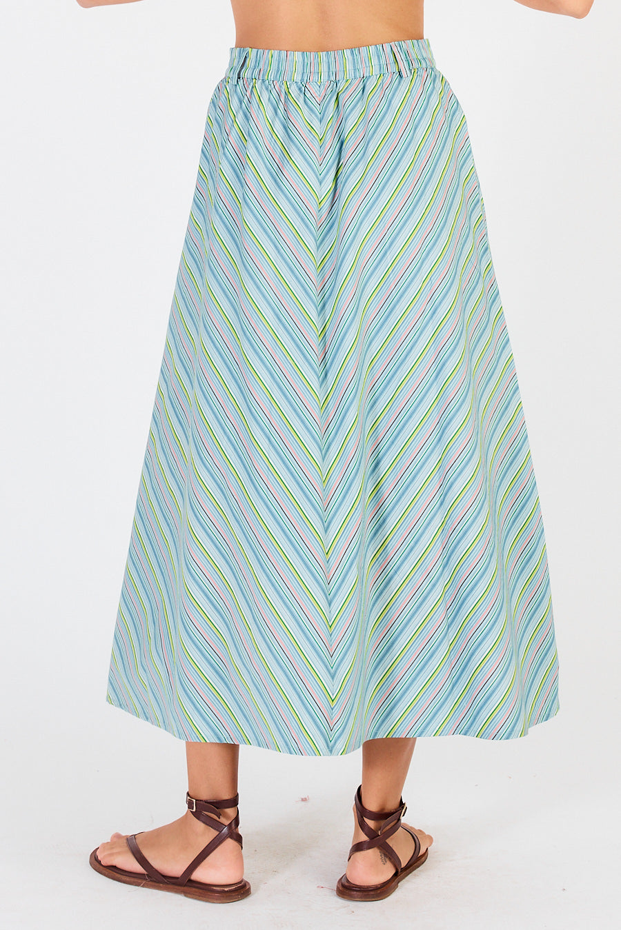 Cowgirl Surfer Pastille Skirt Blue