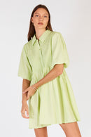 Cowgirl Surfer Pyke Shirred Mini Mint